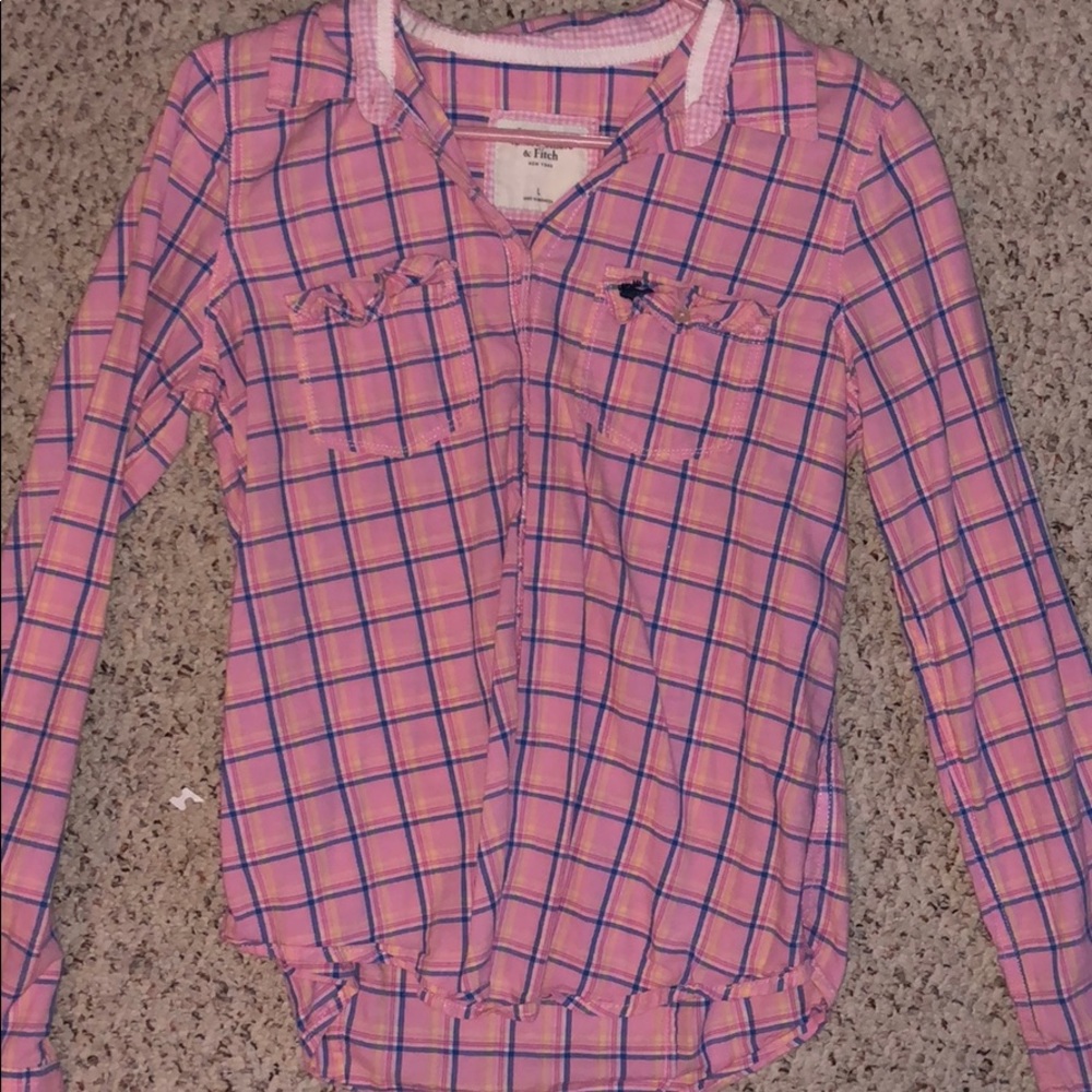 Abercrombie plaid shirt